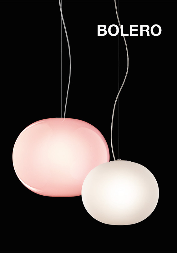 Bolero - Ceiling lamp in vetro soffiato