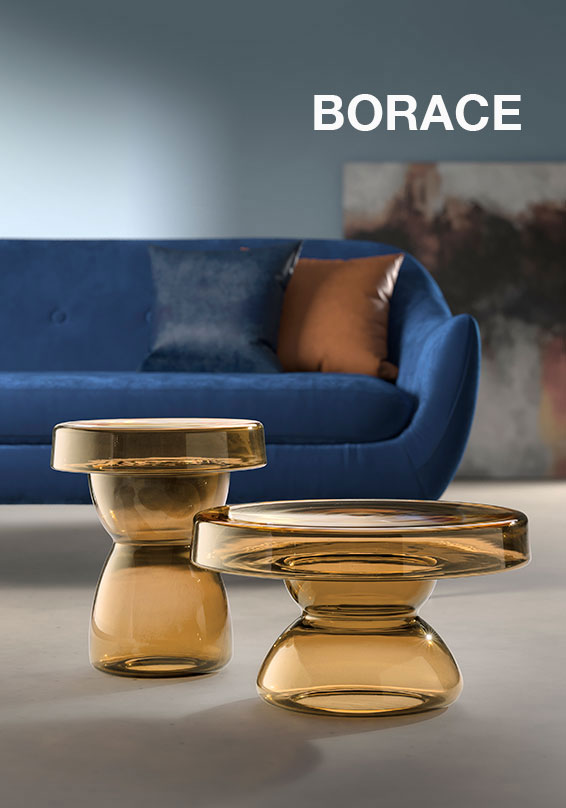 Borace. Blown glass table.